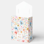 Wildflowers Elegant Romantisch Boho Bloemen Huweli Bedankdoosjes (Geopend)