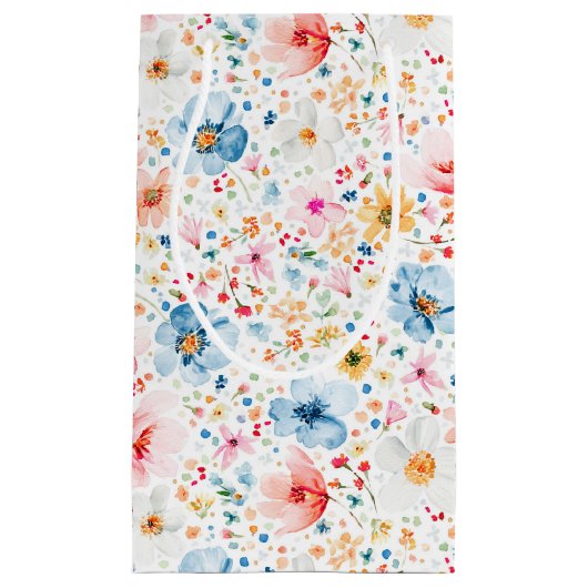 Wildflowers Elegant Romantische Zomer Favorieten Klein Cadeauzakje (Voorkant)