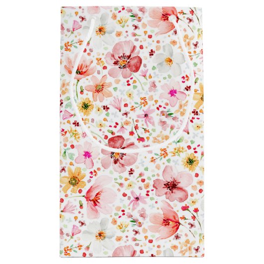 Wildflowers Elegant Romantische Zomer Favorieten Klein Cadeauzakje (Achterkant)