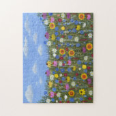 Wildflowers en Blue Skies Legpuzzel (Verticaal)