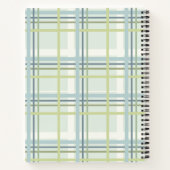 Wildflowers en Plaid Spiral Notitieboek (Achterkant)