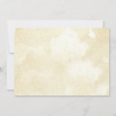 Wildflowers en String Lights verlovingsfeest Kaart (Achterkant)