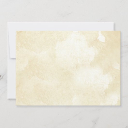 Wildflowers en String Lights verlovingsfeest Kaart (Achterkant)