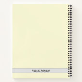 Wildflowers en vlinders custom notitieboek (Achterkant)