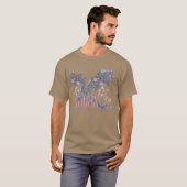 Wildflowers Fantasy Dragon Bookish Reader T-shirt (Voorkant volledig)