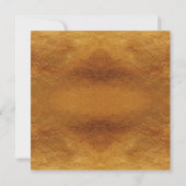 Wildflowers Faux Gold Calligraphy 50ste Jubileum Kaart (Achterkant)