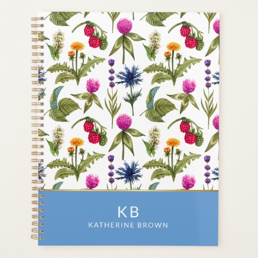 Wildflowers floral bloom 2026  planner (Voorkant)