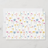 Wildflowers Floral Botanical Note Card Notitiekaartje (Voorkant)