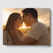 Wildflowers Floral Meadow Wedding Photo Gastenboek (Achterkant)