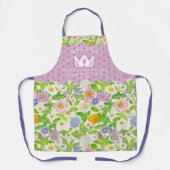 Wildflowers Floral Pattern Queen of the Kitchen Schort (Voorkant)