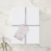 WILDFLOWERS Floral spring Favor tag Cadeaulabel (Met Touw)