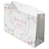WILDFLOWERS Floral spring Groot Cadeauzakje (Achterkant Gekanteld)