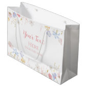 WILDFLOWERS Floral spring Groot Cadeauzakje (Voorkant Gekanteld)