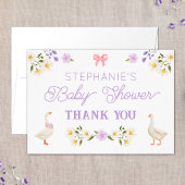 Wildflowers Ganzen Baby shower Bedankt