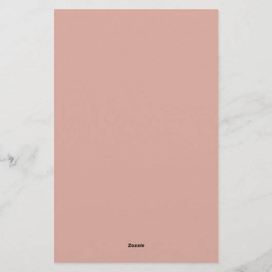 Wildflowers Gepersonaliseerd Schrijfpapier Briefpapier (Achterkant)