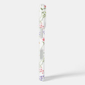 Wildflowers Gepersonaliseerde naam Wit Case-Mate iPhone Case (Achterkant / Rechts)