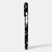 Wildflowers Gepersonaliseerde naam Zwart Case-Mate iPhone Case (Achterkant / Links)
