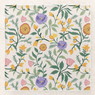 Wildflowers Glazen Onderzetter