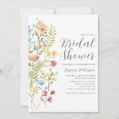 Wildflowers & Greenery Boho Garden Vrijgezellenfee Kaart (Voorkant)