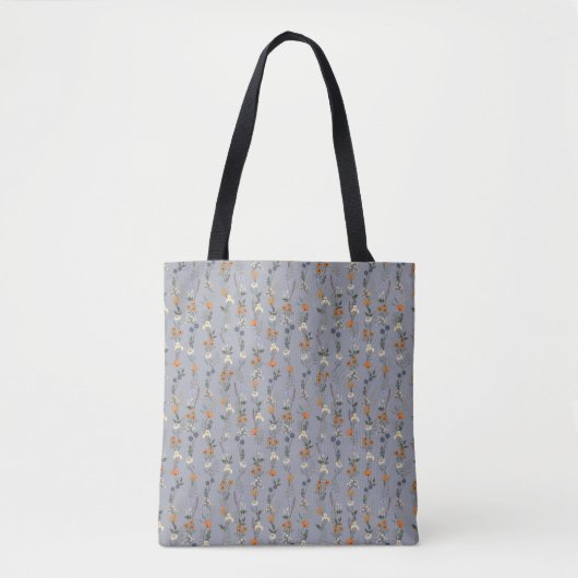 Wildflowers Handdrawn Tote Bag (Voorkant)