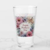 WildFlowers Happy Mother's Day Glas (Achterkant)