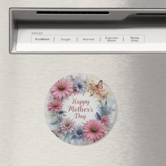 WildFlowers Happy Mother's Day Magneet (Insitu (Vaatwasser))