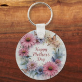 WildFlowers Happy Mother's Day Sleutelhanger (Voorkant)