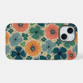 Wildflowers Harmonious Tones iPhone 15 Case (Achterkant horizontaal)