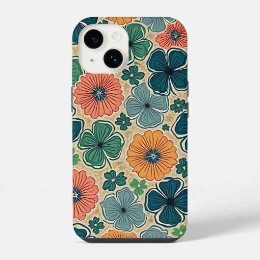 Wildflowers Harmonious Tones iPhone Hoesje (Achterkant)