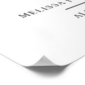 Wildflowers Heart Happy Tears Wedding Quote Poster (Hoek)