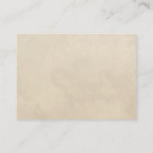 Wildflowers Herfst Herfst Baby shower Luier Raffle Informatiekaartje (Achterkant)