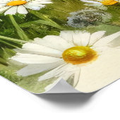 Wildflowers Holstein Dairy Koe Poster (Hoek)