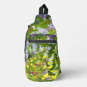 Wildflowers Impasto Schilderen Originele Bloemenku Sling Bag (Voorkant)