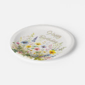 Wildflowers in Bloom Happy Birthday Paper Bord (Gekanteld)