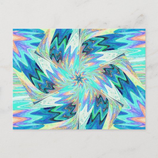 WILDFLOWERS IN Briefkaart PASTELS 4 (Voorkant)