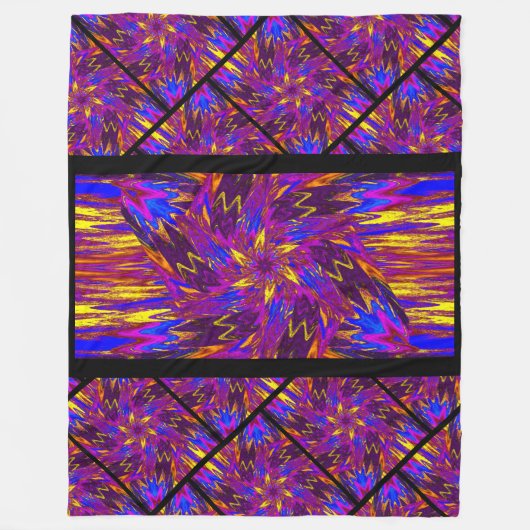 Wildflowers in Pastels 14 Fleece Deken (Voorkant)