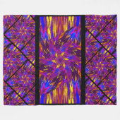 Wildflowers in Pastels 14 Fleece Deken (Voorkant (Horizontaal))