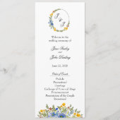 Wildflowers in Primary Colors-programma Programmakaart (Voorkant)