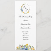 Wildflowers in Primary Colors-programma Programmakaart (Achterkant)