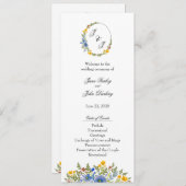 Wildflowers in Primary Colors-programma Programmakaart (Voorkant / Achterkant)