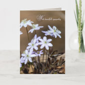 wildflowers in woods kaart (Voorkant)