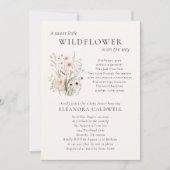 Wildflowers Inspirational Poem Baby Shower Kaart (Voorkant)