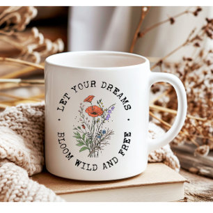 Wildflowers Inspirerend Floral Quote Koffiemok