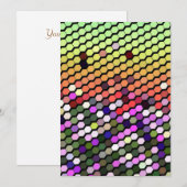 WILDFLOWERS-INVITATIE (Voorkant / Achterkant)