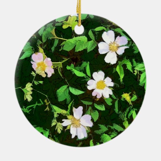WILDFLOWERS KERAMISCH ORNAMENT (Achterkant)