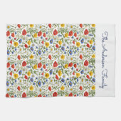 Wildflowers Kleurrijke  theedoek (Horizontaal)