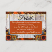 Wildflowers, koperlint en lichten, QR-code Informatiekaartje (Voorkant)