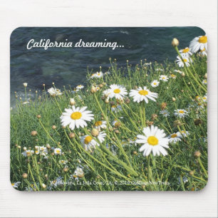 Wildflowers, La Jolla Cove, Californië Muismat