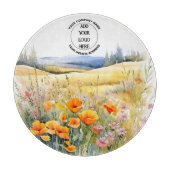 Wildflowers Landscape Business Logo Snijplank (Voorkant)