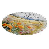 Wildflowers Landschap Beste Chef Ooit Gift Snijplank (Hoek)